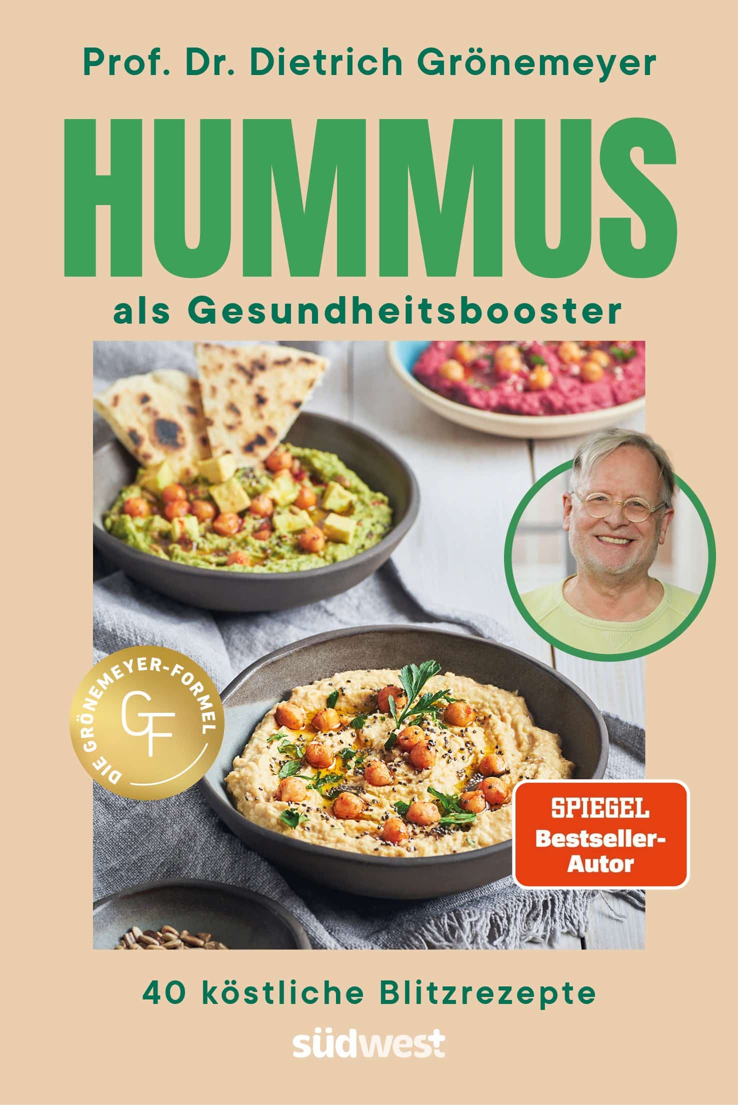 Buchcover des Buches "Hummus als Gesundheitsbooster: 40 köstliche Blitzrezepte"